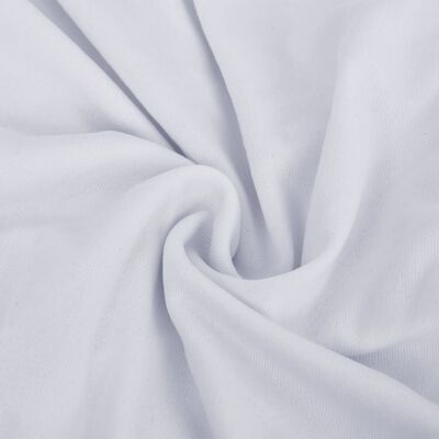 vidaXL Joustava 4-istuttavan sohvan päällinen valk. polyesteri jersey