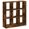 vidaXL Kirjahylly savutammi 102x32x108 cm tekninen puu