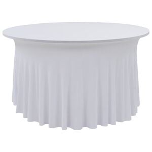 vidaXL Venyv&auml;t p&ouml;yt&auml;liinat 2 kpl helmalla 120x74 cm valkoinen