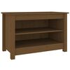vidaXL Kenk&auml;kaappi hunajanruskea 70x38x45,5 cm t&auml;ysi m&auml;nty