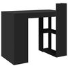 vidaXL Ty&ouml;p&ouml;yt&auml; musta 103,5x56,5x94 cm tekninen puu
