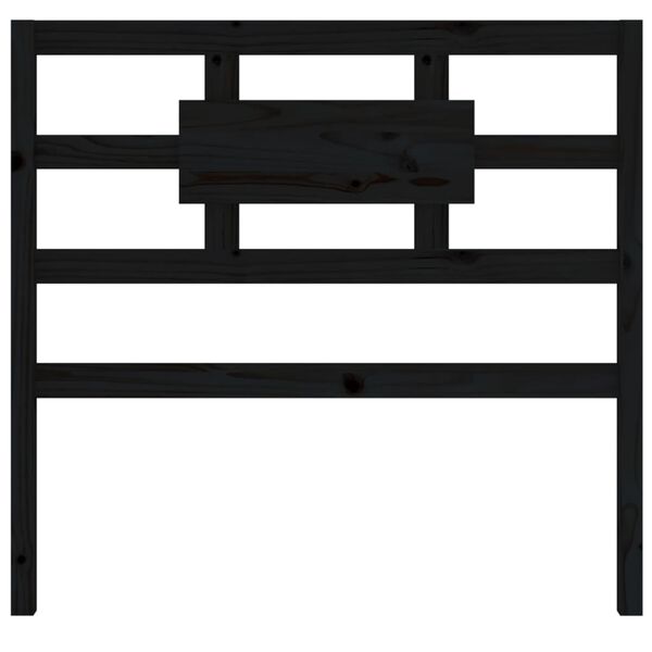 vidaXL S&auml;ngynp&auml;&auml;ty musta 95,5x4x100 cm t&auml;ysi m&auml;nty