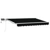 vidaXL Manuaalinen markiisin runko LED-valoilla 3 x 2,5 m