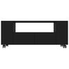 vidaXL TV-taso musta 120x35x48 cm tekninen puu