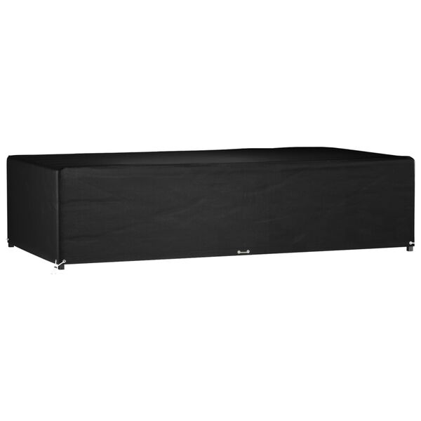 vidaXL Puutarhakalustesuoja 12 purjerengasta 315x160x75 cm suorakaide