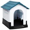vidaXL Koirankoppi sininen 57x68x66 cm polypropeeni