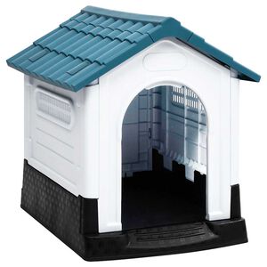 vidaXL Koirankoppi sininen 57x68x66 cm polypropeeni