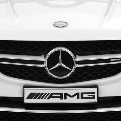 vidaXL Lasten auto Mercedes Benz GLE63S muovi valkoinen