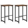vidaXL Baarijakkara 2 kpl Vanha puu 40 x 32 x 74 cm Tekninen puu