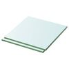 vidaXL Hyllyt 2 kpl kirkas lasi 30x30 cm