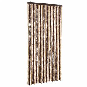 vidaXL Hy&ouml;nteisverho beige ja vaaleanruskea 90x200 cm Chenille
