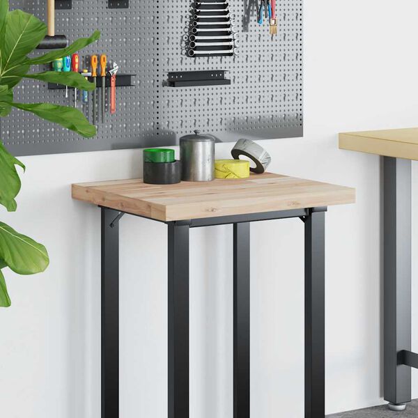 vidaXL Pöytälevy 60x50x4 cm käsittelemätön täysi akasiapuu