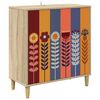 vidaXL Sivup&ouml;yt&auml; ESSEN Sonoma 69 x 33 x 75 cm Tekninen puu