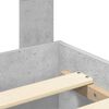 vidaXL S&auml;ngyn runko Betoni Harmaa 4FT Small Double Tekninen puu