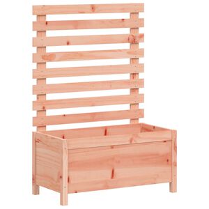 vidaXL Kukkalaatikko telineell&auml; 79x39,5x114 cm t&auml;ysi douglaskuusi