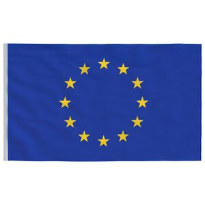 vidaXL Euroopan lippu 90x150 cm