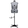 vidaXL Säädettävä mallinukke nainen harmaa L koko 44-50