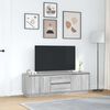 vidaXL TV-taso LED-valoilla harmaa Sonoma 160,5x41x50 cm