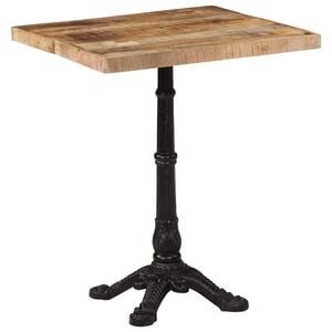 vidaXL Bistrop&ouml;yt&auml; 60x60x77 cm karkea mangopuu
