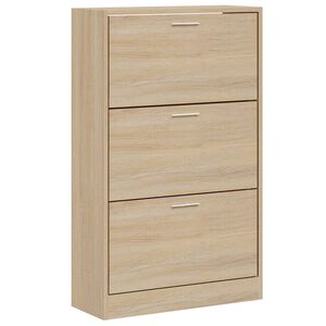 vidaXL Kenk&auml;kaappi Sonoma-tammi 63x24x103 cm tekninen puu
