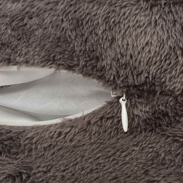 vidaXL Heittotyyny Raidallinen 2 pcs Harmaa 50 x 50 cm Polyesteri