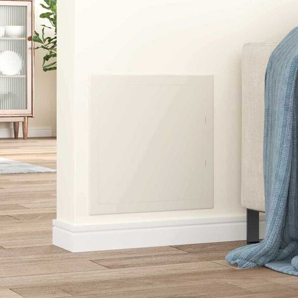 vidaXL P&auml;&auml;sypaneelit Valkoinen 35 x 35 cm ABS-muovi