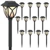 vidaXL 12 pcs L&auml;mpim&auml;n Valkoinen 42 cm PP