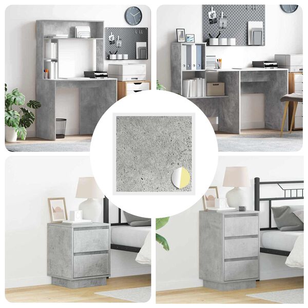 vidaXL Itsekiinnittyv&auml; ruuvikansi 12 pcs Betoni Harmaa &Oslash; 20 x 0,5 mm