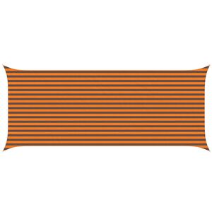 vidaXL Aurinkosuojapurje Oranssi ja ruskea 6 x 2,5 m