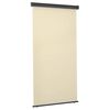 vidaXL Parvekkeen sivumarkiisi 125x250 cm kerma