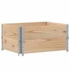 vidaXL Kuormalavan reunukset 2 kpl 80x60 cm t&auml;ysi m&auml;nty