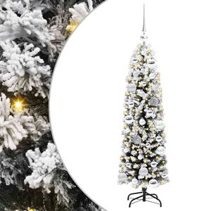 vidaXL Tekojoulukuusi jalustalla Vihre&auml; 120 cm PVC, ter&auml;s ja muovi