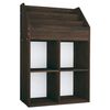 vidaXL Lasten lehtiteline savutammi 71x30x114 cm tekninen puu