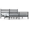 vidaXL S&auml;ngynrunko t&auml;ysi m&auml;nty 200x200 cm harmaa