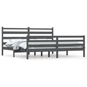 vidaXL S&auml;ngynrunko t&auml;ysi m&auml;nty 200x200 cm harmaa