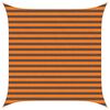 vidaXL Aurinkosuojapurje Oranssi ja ruskea 2,5 x 2,5 m