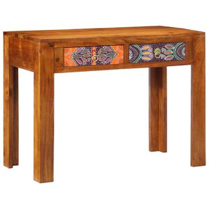 vidaXL Kirjoitusp&ouml;yt&auml; laatikon kanssa Ruskea 100 x 50 x 75 cm