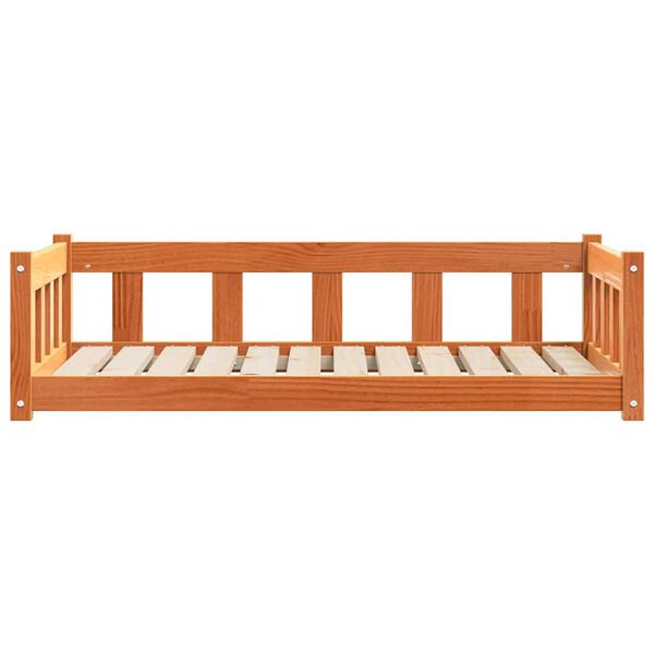 vidaXL Koiran Peti Vaha ruskea 100 x 70 x 28 cm Massiivinen m&auml;nty