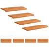 vidaXL Portaiden p&auml;&auml;llysteet 8 kpl 70 x 30 x 2 cm Vaaleanruskea