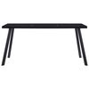 vidaXL Ruokapöytä musta 180x90x75 cm karkaistu lasi