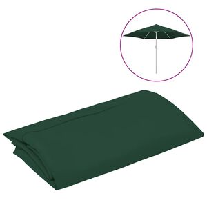 vidaXL Aurinkovarjon vaihtokangas vihre&auml; 300 cm