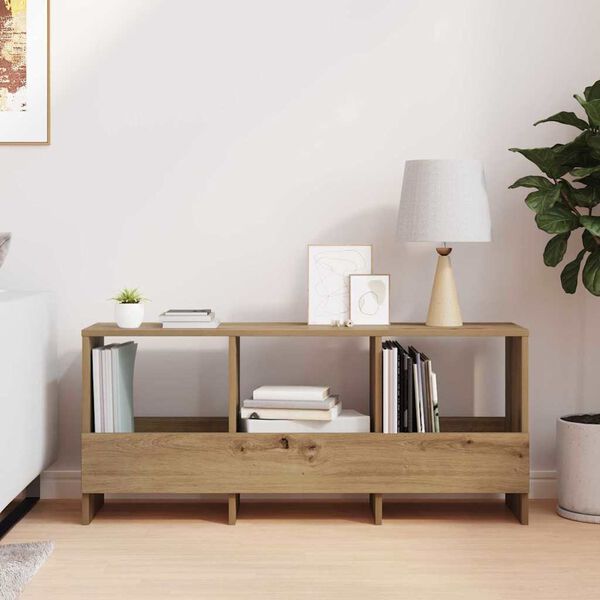 vidaXL Lehtiteline Artisan tammi 102 x 30 x 45 cm