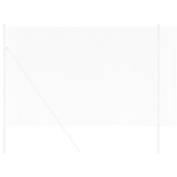 vidaXL Kuusikulmainen aita Hopea 1,6 x 50 m Galvanoitu teräs