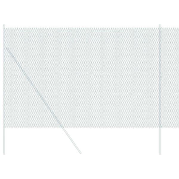 vidaXL Kuusikulmainen aita Vihreä 1.5 x 50 m Teräs