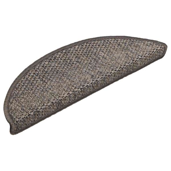 vidaXL Porrasmatot Itsekiinnittyv&auml; Sisal-Look 30 kpl Ruskea beige