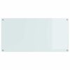 vidaXL Keittiön suojapaneeli Valkoinen 120 x 60 x 0.6 cm