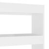 vidaXL Kirjahylly/tilanjakaja valkoinen 100x30x135 cm