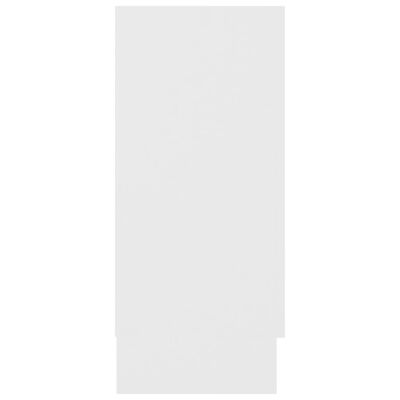 vidaXL Senkki valkoinen 120x30,5x70 cm lastulevy