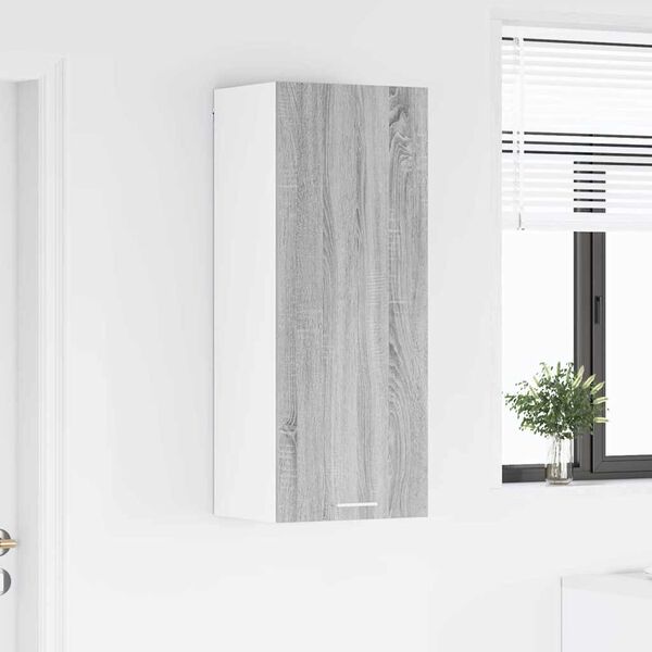 vidaXL Henkarikaappi Riga Harmaa Sonoma 40 x 31 x 100 cm Tekninen puu