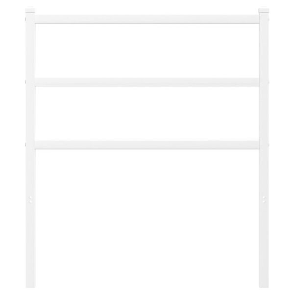 vidaXL Metallinen vaihtop&auml;&auml;ty valkoinen 80 cm